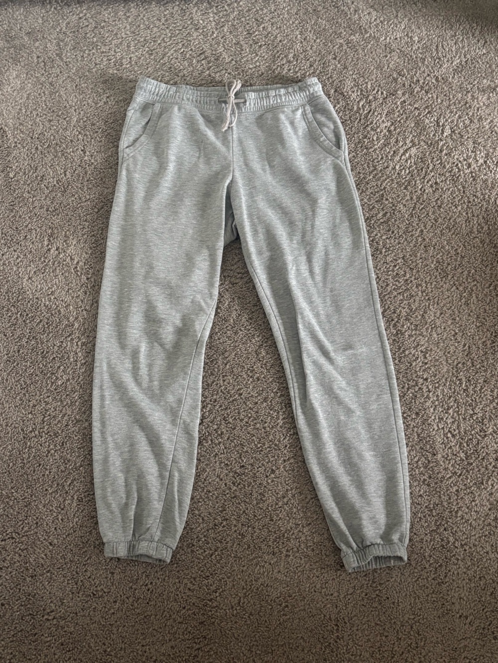 H&M Light Gray Fleece Jogger Pants